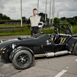 Lotus Seven replika and its owner at Kinnekulle Ring - Fotograf Peter Lindberg